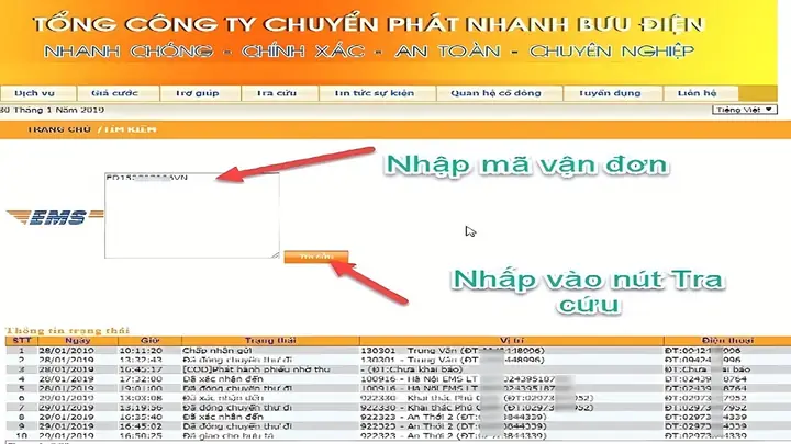 Hướng Dẫn Tra Cứu Vận Đơn Ems Bưu Điện Nhanh Chóng Và Chính Xác Nhất Hướng Dẫn Tra Cứu Vận Đơn Ems Bưu Điện Nhanh Chóng Và Chính Xác Nhất