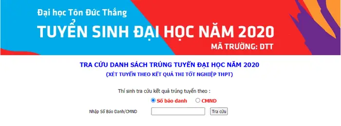 Hướng Dẫn Tra Cứu Kết Quả Tuyển Sinh, Văn Bằng Và Điểm Số Đại Học Tôn Đức Thắng (tdtu) Hướng Dẫn Tra Cứu Kết Quả Tuyển Sinh, Văn Bằng Và Điểm Số Đại Học Tôn Đức Thắng (tdtu)
