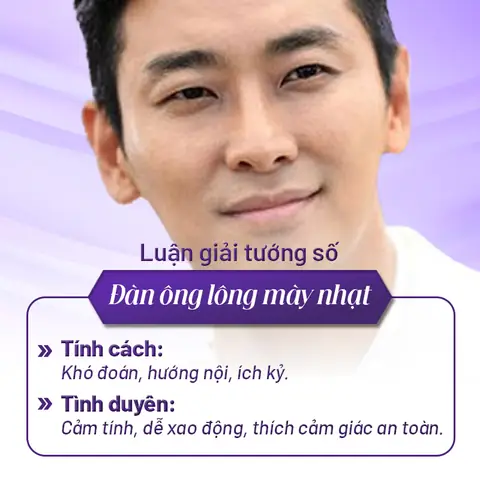 Tướng Số Đàn Ông Lông Mày Nhạt Tướng Số Đàn Ông Lông Mày Nhạt