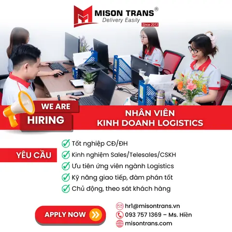 Tuyển Dụng Việc Làm Logistics Mới Nhất: Cơ Hội Nghề Nghiệp & Mức Lương Hấp Dẫn Tuyển Dụng Việc Làm Logistics Mới Nhất: Cơ Hội Nghề Nghiệp & Mức Lương Hấp Dẫn