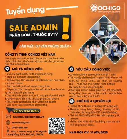 Tổng Hợp Thông Tin Tuyển Dụng Sales Admin Tại Tp.hcm Mới Nhất 2026 Tổng Hợp Thông Tin Tuyển Dụng Sales Admin Tại Tp.hcm Mới Nhất 2026