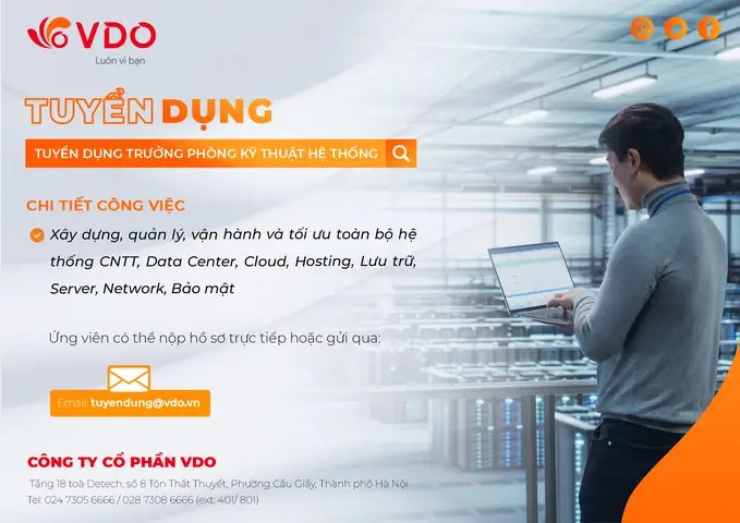 Tổng Hợp Tuyển Dụng Trưởng Phòng Cntt Mới Nhất – Cơ Hội Việc Làm Quản Lý It Lương Cao