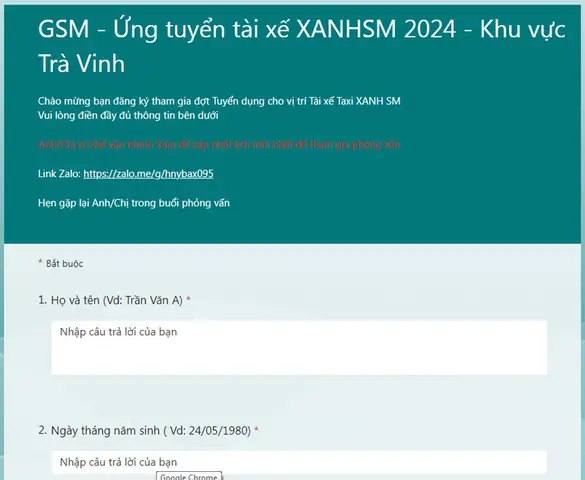 Tuyển Dụng Tài Xế Tại Trà Vinh: Tổng Hợp Việc Làm Mới Nhất 2026 Tuyển Dụng Tài Xế Tại Trà Vinh: Tổng Hợp Việc Làm Mới Nhất 2026