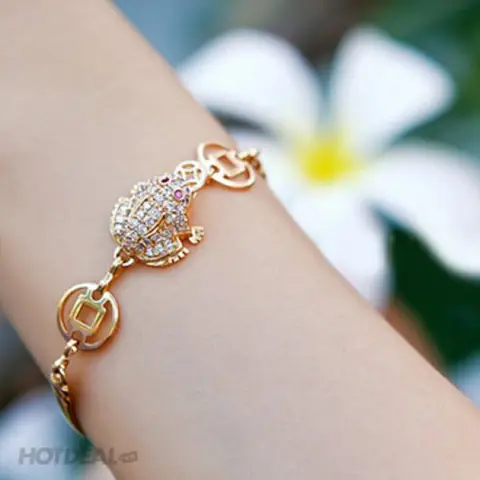 Vòng Tay Cóc Ngậm Tiền