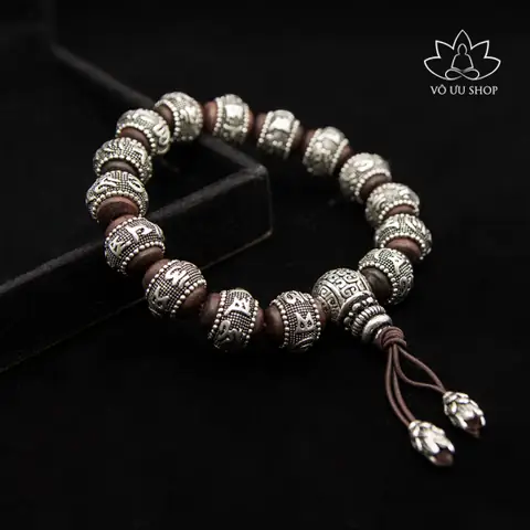 Vòng Tay Gỗ Bọc Bạc Vòng Tay Gỗ Bọc Bạc