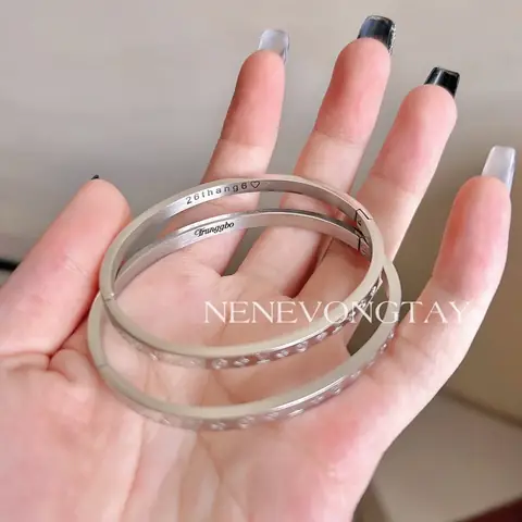 Vòng Tay Inox Khắc Tên