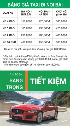 Taxi Nội Bài Hà Nội Giá Rẻ: Bảng Giá, Cách Đặt & Mẹo Chọn Hãng Uy Tín