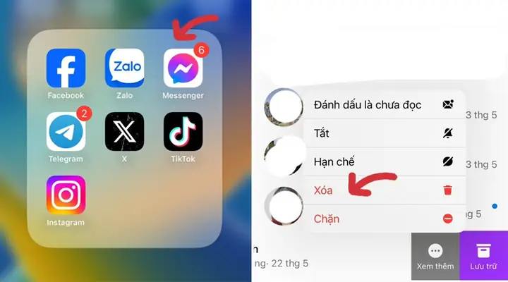 Cách Xóa Tin Nhắn Messenger Nhanh Trên Điện Thoại Và Máy Tính Mới Nhất