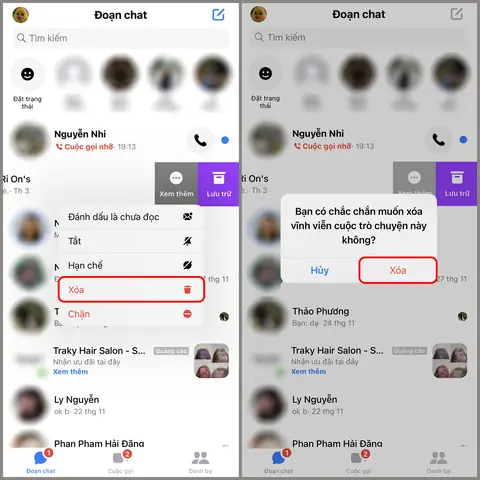 Cách Xóa Tin Nhắn Messenger Nhanh Trên Điện Thoại Và Máy Tính Mới Nhất