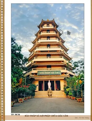 Khám Phá Bảo Tháp Xá Lợi Chùa Giác Lâm – Công Trình 7 Tầng Giữa Lòng Sài Gòn