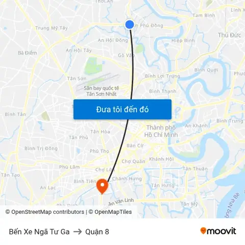 Hướng Dẫn Di Chuyển Giữa Bến Xe Quận 8 Và Bến Xe Ngã Tư Ga (ngã 4 Ga) Bằng Tuyến Xe Buýt Số 59