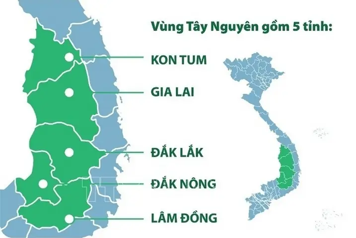 Tìm Hiểu Các Tỉnh Ở Vùng Tây Nguyên: Danh Sách 5 Tỉnh Và Cập Nhật Sau Sáp Nhập
