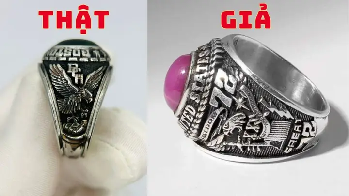Cách Phân Biệt Nhẫn Mỹ Thật Giả Cho Người Mới Sưu Tầm