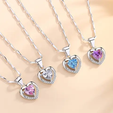 Tổng Hợp Các Mẫu Dây Chuyền Bạc Nữ Trái Tim Phổ Biến Cho Phụ Nữ