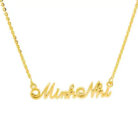 Tổng Hợp Dây Chuyền Vàng 18k Khắc Tên Theo Yêu Cầu Cho Nam Nữ Tổng Hợp Dây Chuyền Vàng 18k Khắc Tên Theo Yêu Cầu Cho Nam Nữ