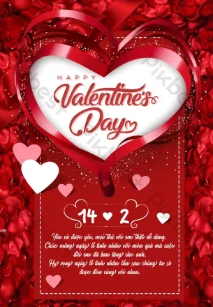Tải Miễn Phí 1000+ Hình Ảnh 14/2 Đẹp Nhất: Hình Nền, Thiệp, Template Valentine 2026 Cho Mọi Thiết Bị