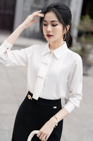 Hình Ảnh Áo Sơ Mi Nữ Công Sở: Bộ Sưu Tập Đầy Đủ Kiểu Dáng, Chất Liệu & Cách Kết Hợp Cho Phong Cách Nữ Văn Phòng 2026
