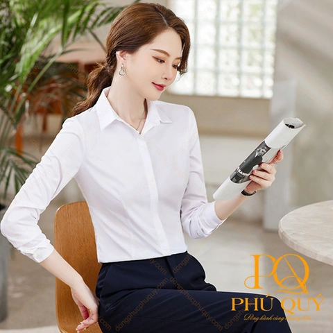 Hình Ảnh Áo Sơ Mi Nữ Công Sở: Bộ Sưu Tập Đầy Đủ Kiểu Dáng, Chất Liệu & Cách Kết Hợp Cho Phong Cách Nữ Văn Phòng 2026