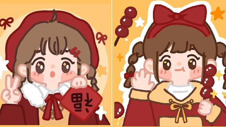 Tải Bộ Sưu Tập Hình Ảnh Avatar Tết Cute, Meme Cho Facebook, Zalo, Tiktok Kèm Khung Ảnh Đại Diện