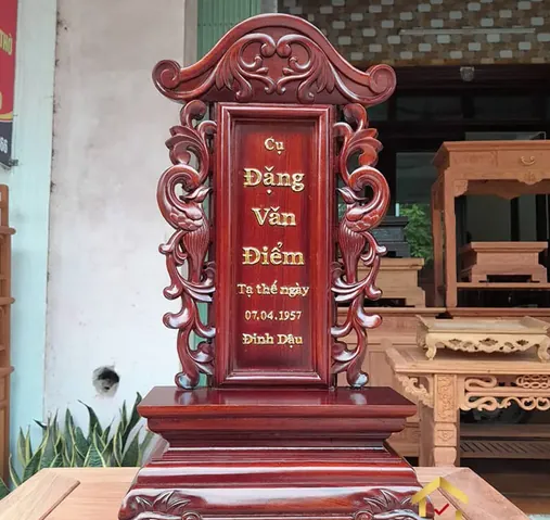 Tổng Hợp Hình Ảnh Bài Vị (long Vị) Thờ Gia Tiên Gồm Bài Vị Gỗ, Bài Vị Gắn Ảnh Cho Gia Chủ