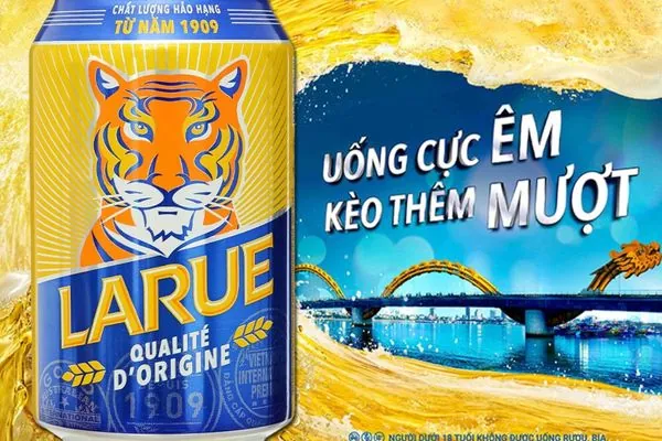 Khám Phá Hình Ảnh Biểu Tượng Và Diện Mạo Bia Larue Người Yêu Bia Qua Các Phiên Bản Logo Con Cọp Và Bao Bì Lon Smooth