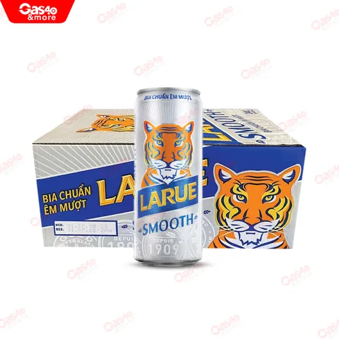 Khám Phá Hình Ảnh Biểu Tượng Và Diện Mạo Bia Larue Người Yêu Bia Qua Các Phiên Bản Logo Con Cọp Và Bao Bì Lon Smooth