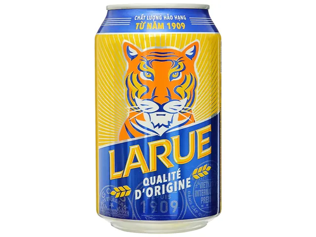 Khám Phá Hình Ảnh Biểu Tượng Và Diện Mạo Bia Larue Người Yêu Bia Qua Các Phiên Bản Logo Con Cọp Và Bao Bì Lon Smooth