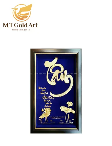 Khám Phá Hình Ảnh Chữ Tâm Thư Pháp Đẹp Và Sâu Sắc Cho Người Yêu Nghệ Thuật Gồm Thư Pháp, Tranh Thêu Và Dát Vàng