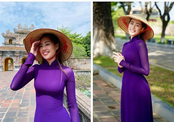 Hình Ảnh Cô Gái Huế Mặc Áo Dài Tím – Bộ Sưu Tập Đầy Sắc Màu & Câu Chuyện Văn Hóa Dành Cho Người Yêu Thời Trang Việt
