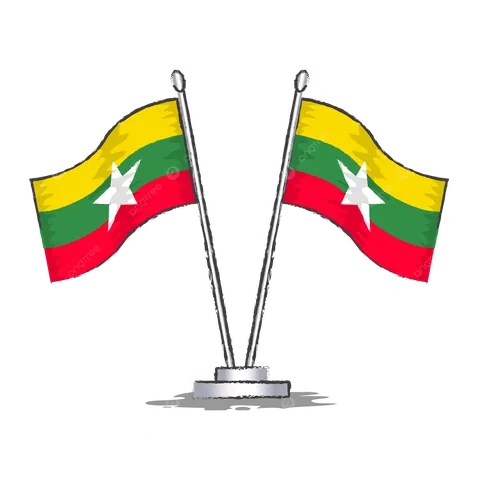 Tải Và Xem Hình Ảnh Cờ Myanmar Gồm Các Loại Png, Vector Cho Người Dùng