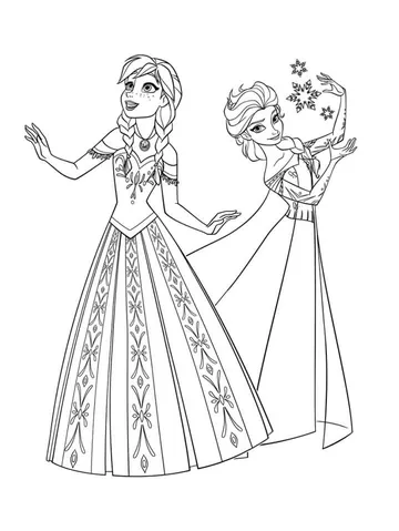 Tải Tranh Tô Màu Và Hình Ảnh Elsa Anna Đẹp Nhất Cho Bé Yêu (bộ Sưu Tập Frozen)