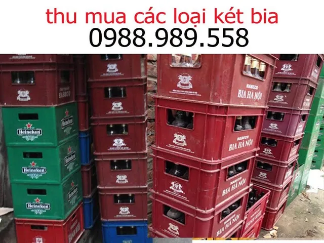 Xem Hình Ảnh Két Bia Và Giá Mới Nhất Cho Người Mua (két Nhựa, Két Chai)