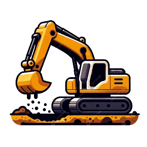 Tải Hình Ảnh Máy Múc Miễn Phí Cho Designer Và Bé (máy Xúc, Vector, Png)