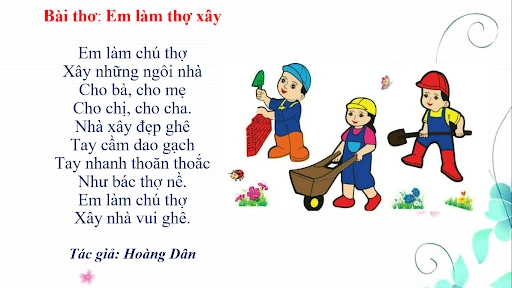 Hình Ảnh Minh Họa Bài Thơ “em Làm Thợ Xây” – Tài Nguyên Trực Quan Cho Giáo Viên & Phụ Huynh Dạy Trẻ 3‑4 Tuổi