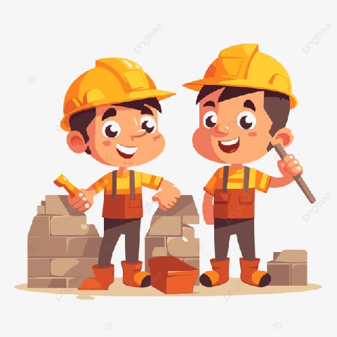 Hình Ảnh Minh Họa Bài Thơ “em Làm Thợ Xây” – Tài Nguyên Trực Quan Cho Giáo Viên & Phụ Huynh Dạy Trẻ 3‑4 Tuổi