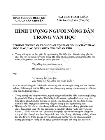 Hình Ảnh Người Nông Dân Trong Văn Học Việt Nam: Phân Tích Đa Chiều Dành Cho Sinh Viên Ngành Văn Học & Giáo Viên