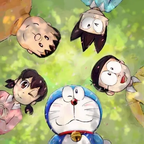 Tải Hình Ảnh Nhóm Doraemon Và Những Người Bạn Full Hd Cho Fan Hoạt Hình: Ảnh Tập Thể Cute Gồm Nobita, Xuka