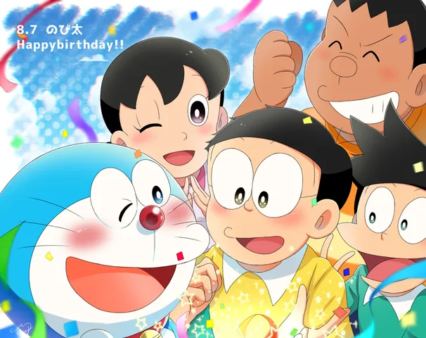 Tải Hình Ảnh Nhóm Doraemon Và Những Người Bạn Full Hd Cho Fan Hoạt Hình: Ảnh Tập Thể Cute Gồm Nobita, Xuka