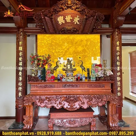 Xem Hình Ảnh Sập Thờ Đẹp Và Chuẩn Phong Thủy Cho Không Gian Thờ Gia Đình Việt
