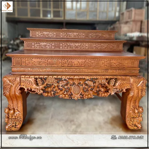Xem Hình Ảnh Sập Thờ Đẹp Và Chuẩn Phong Thủy Cho Không Gian Thờ Gia Đình Việt