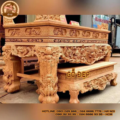 Xem Hình Ảnh Sập Thờ Đẹp Và Chuẩn Phong Thủy Cho Không Gian Thờ Gia Đình Việt