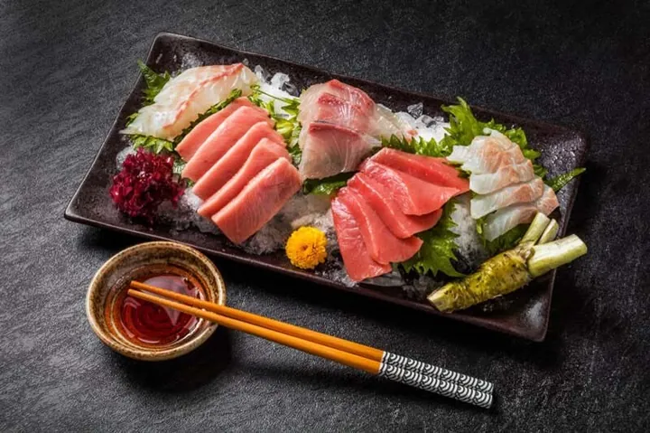 Tải Xuống Hình Ảnh Sashimi Các Loại Cá (cá Hồi, Cá Ngừ) Cho Người Yêu Ẩm Thực Nhật Bản