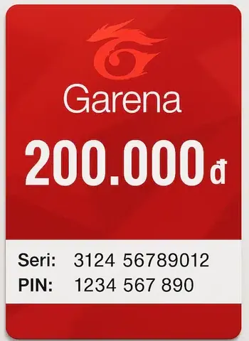 Tải Hình Ảnh Thẻ Game Garena Đa Mệnh Giá Cho Game Thủ Muốn Nạp Thẻ