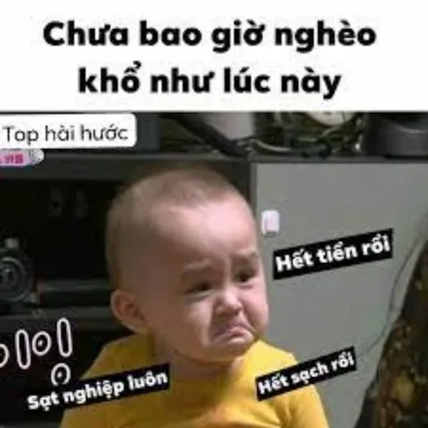 Tải Ngay Hình Ảnh Thiếu Tiền Hài Hước Dành Cho Gen Z Yêu Meme Nghèo