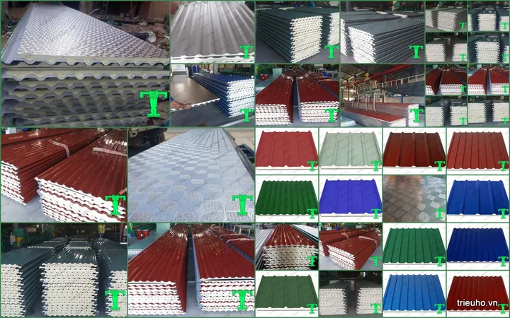 Xem Hình Ảnh Tôn Lợp Mái Thực Tế Cho Gia Chủ: Tổng Hợp Các Loại (tôn Lạnh, Tôn Màu, Tôn Giả Ngói)