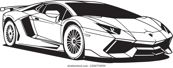 Tổng Hợp Hình Ảnh Vẽ Lamborghini Cho Người Mới Tập Vẽ Và Các Mẫu Sketch Siêu Xe Tương Tự