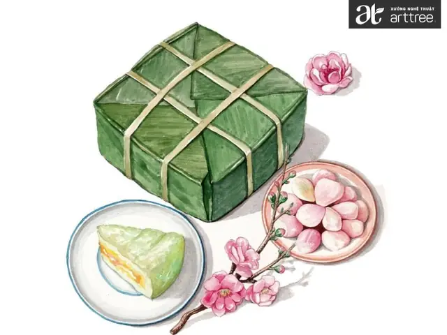 Hướng Dẫn Vẽ Hình Bánh Chưng Và Bánh Dày Đơn Giản Cho Người Mới Tập Vẽ Tranh Tết Hướng Dẫn Vẽ Hình Bánh Chưng Và Bánh Dày Đơn Giản Cho Người Mới Tập Vẽ Tranh Tết