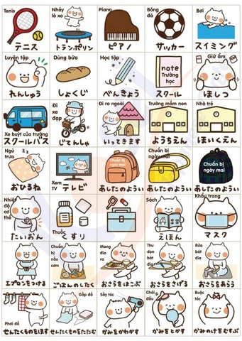 Học Từ Vựng Tiếng Nhật N5 Bằng Hình Ảnh: Phương Pháp Nhớ Lâu & Bộ Flashcard Đầy Đủ Dành Cho Người Mới Bắt Đầu