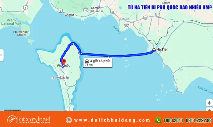 Xác Định Khoảng Cách Từ Hà Tiên Đến Phú Quốc Và Cách Di Chuyển Bằng Tàu Cho Du Khách
