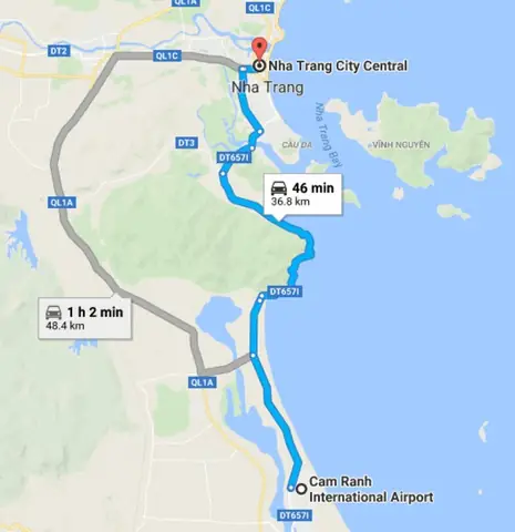 Tìm Hiểu Khoảng Cách Từ Sân Bay Nha Trang (cam Ranh) Vào Thành Phố Và Hướng Dẫn Di Chuyển Cho Khách Du Lịch